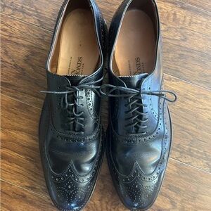 Allen Edmonds Men's Black Leather Oxfords